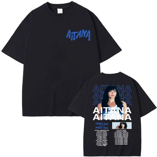 Discover Singer Aitana Cuarto Azul World Tour 2026 Graphic T Shirts