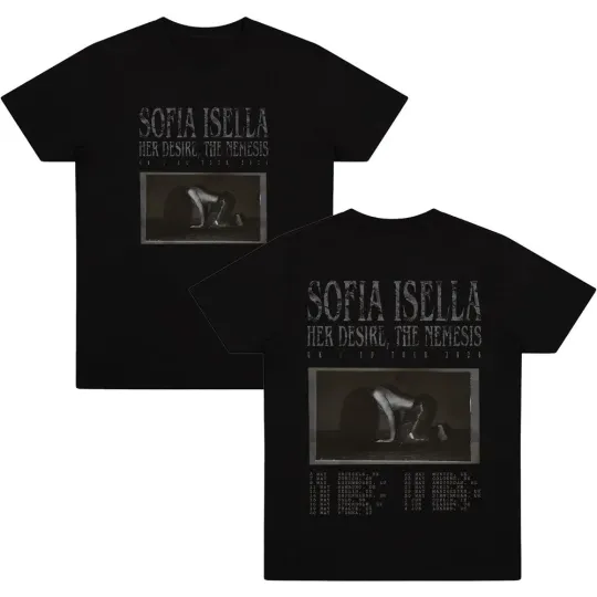 Discover Sofia Isella Her Desire The Nemesis Tour 2026 Double Sided Unisex T-Shirt