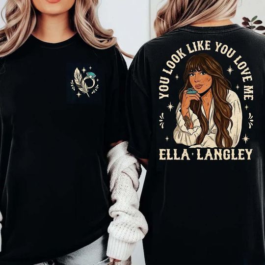 Discover Country Music Lyric Graphic Shirt Vintage Western Aesthetic Back Print Tee for Concert Outfit Music Fans Gift