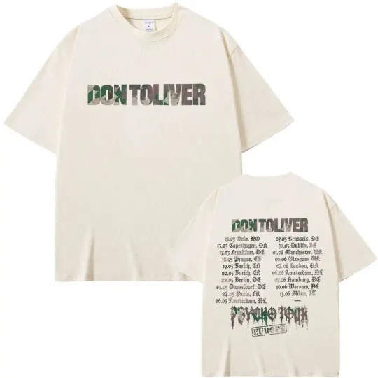 Discover Don Toliver Hardstone Psycho Tour 2026 Inspired Unisex T-Shirt