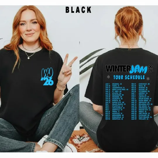 Winter Jam 2026 Tour Christian Music Concert Fan Gifts T-Shirt