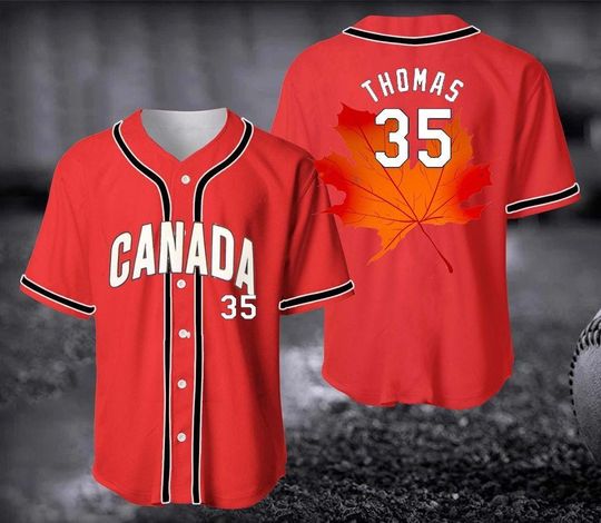 Discover Vintage Canada Baseball Jersey, Baseball Jersey Shirt ,Canada Baseball Shirt, Gift For Her, Canada Jersey Shirt, Gift for men,women