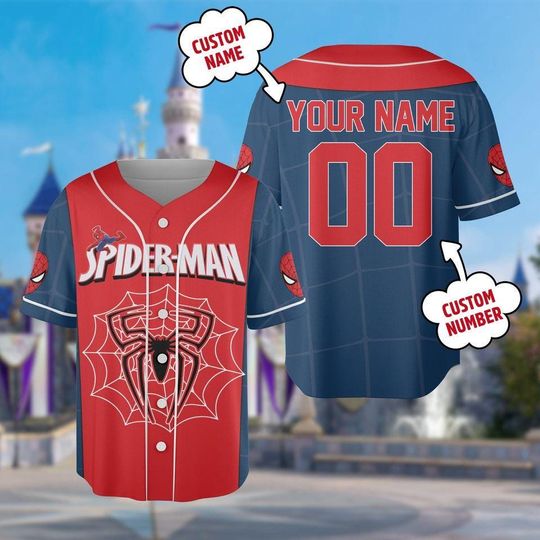 Discover Custom Spidey and His Amazing Friends Baseball Jersey, Spidey Lover Baseball Shirt, Gift For Her, Spidey Fan Jersey Shirt,Gift for men,women