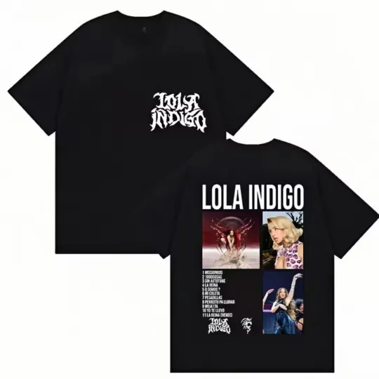 Discover Lola Indigo Album Tour 2026 Graphic Print T-Shirt