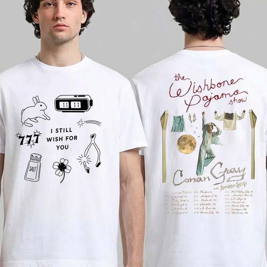 Discover Conna Wishbone Pajama Tour Shirt 2026, World Tour Tee, Concert T Shirt, Indie Pop Fanx Tee