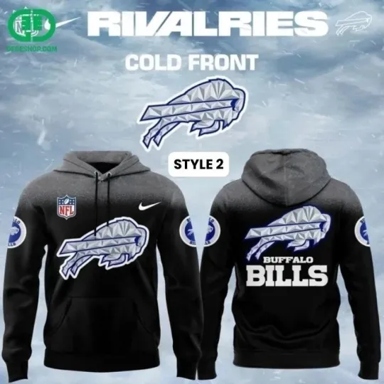 Discover Buffalo Bill 2025-2026 Rivalrie Cold Front 3D Hoodie Style2 S-5XL