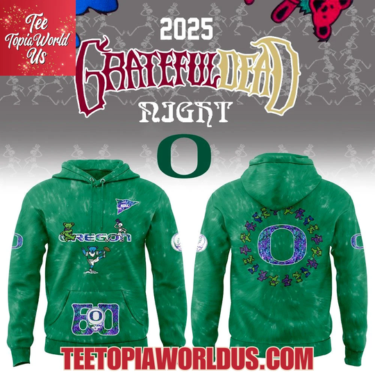 Oregon 1Duck Grat.eful De*ad 60th Anniversary Hoodie Fan Gift