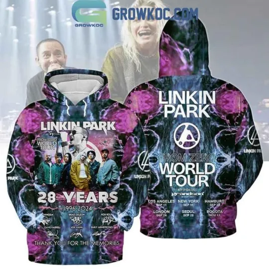 BG Linkin Park 1996-2024 From Zero World Tour Hoodie XS-5XL