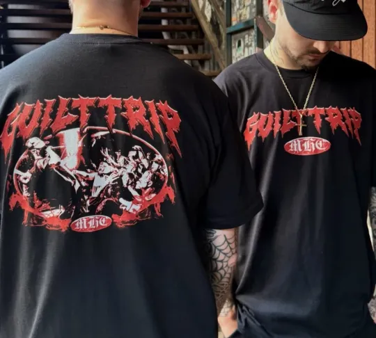 Discover Guilt Trip Band AUSTRALIA Stay Relentless Tour 2026 T-shirt