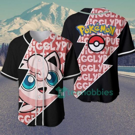 Discover Jigglypuff PKM Baseball Jersey, Jigglypuff anime Baseball Jersey, Gift For Her, Jigglypuff PKM Jersey Shirt, Baseball Fans Shirt