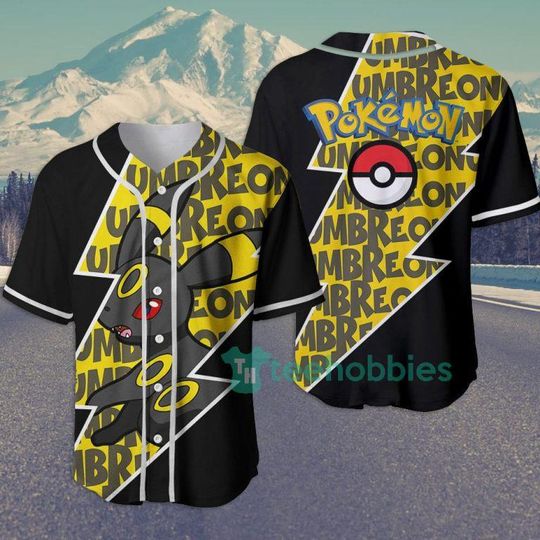 Discover Umbreon PKM Baseball Jersey, Umbreon anime Baseball Jersey, Gift For Her, Umbreon PKM Jersey Shirt, Baseball Fans Shirt