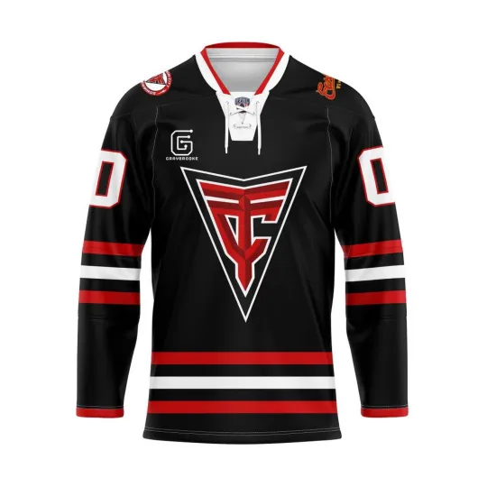 Discover Custom Twin City Thunderbirds 2025/26 Black Lace Hockey Jersey Men's Fan Gear