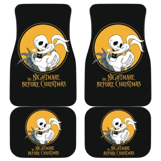 Discover Nightmare Before Christmas Cartoon Car Floor Mats