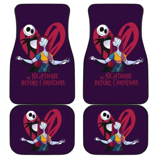 Discover Nightmare Before Christmas Cartoon Car Floor Mats