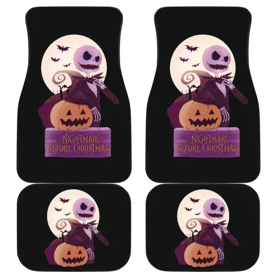 Discover Nightmare Before Christmas Cartoon Car Floor Mats