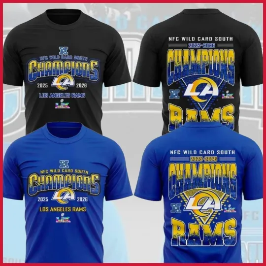 Discover 💯FASTSHIP- Los Angeles Ram Football Wild Card South Champions 2025-2026 Gift