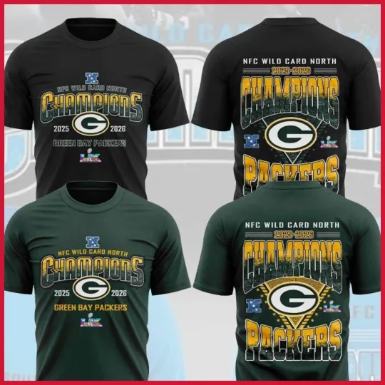 Discover 💯FASTSHIP- Green Bay Packer Football  Wild Card North Champions 2025-2026 Gift