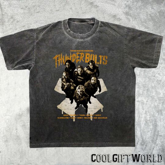 Discover Marvel Thunderbolts Movie TShirt, Yelena Belova BUCKYY Bn Barnes Shirt, MCU Avengers Campus Shirt