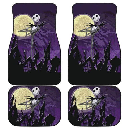 Discover Nightmare Before Christmas Cartoon Car Floor Mats | Jack Skellington Standing