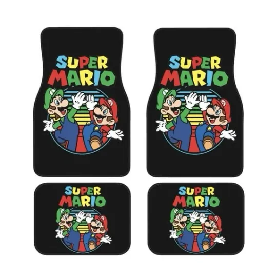 Discover Super Mario Carpet Car Floor Mat