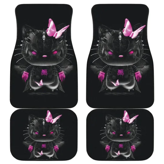Discover Hello Cat Angel Car Floor Mats