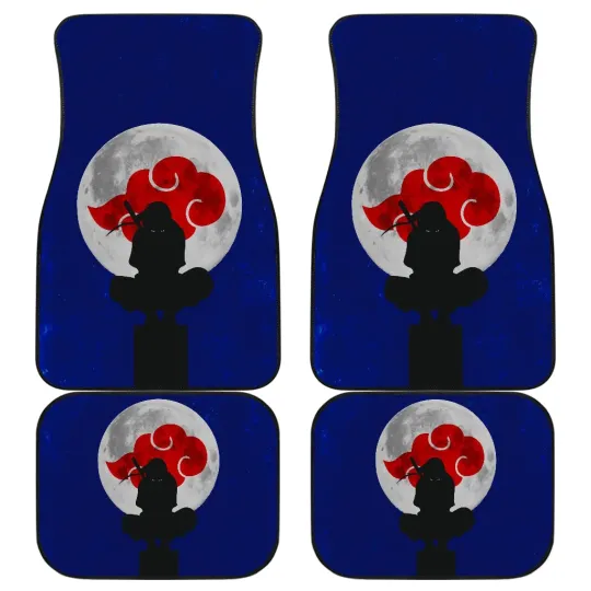 Itachi Naaruto Car Floor Mats, Akatsuki Anime Car Accessorries