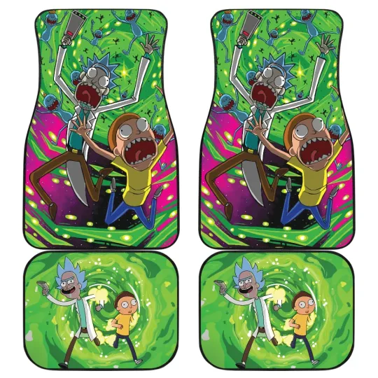 Rick And Rickandmorty Car Floor Mats, Car Accessories For Fan