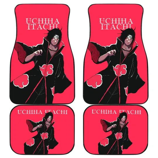 Discover Itachi Uchiha Naaruto Car Floor Mats, Akatsuki Anime Car Accessorries