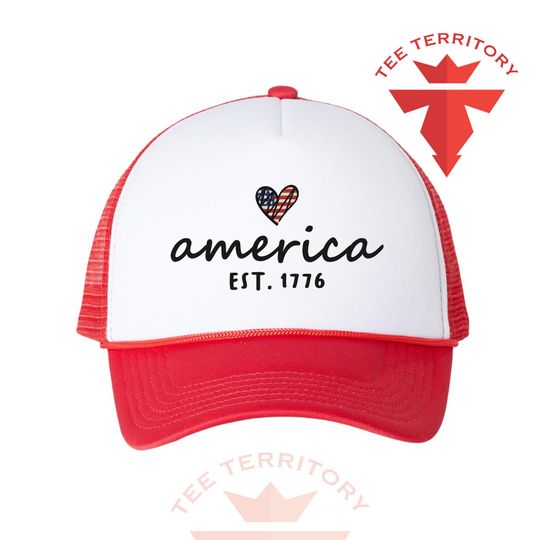 Discover America Hat, 4th of July Hat, USA Flag Foam Hats, Unisex Foam Trucker Hat, Independence Day Hats, Patriotic USA Hat, Gift For Veteran