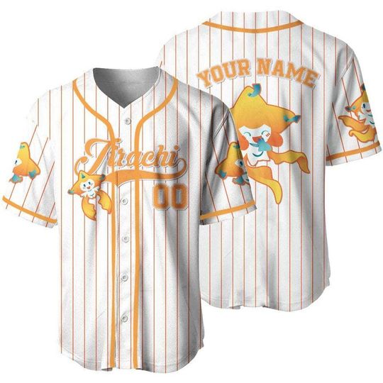 Discover Personalized Jirachi PKM Baseball Jersey, Jirachi anime Baseball Jersey, Gift For Her, PKM Jersey Shirt, Jirachi Baseball Fans Shirt