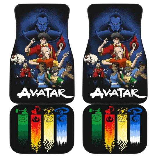 Discover Avatar The Last Airbender Anime Car Floor Mats