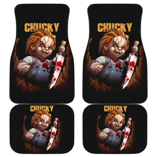Discover Chucky Child's Play Nice Blood Horror Film Halloween Car Floor Mats