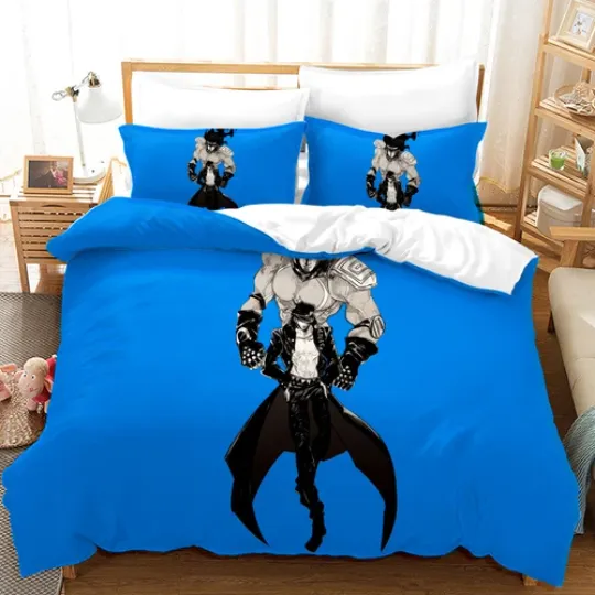 Discover JoJo's Bizarre Adventure 3pcs Duvet Cover Set with Pillowcases Bedding Set