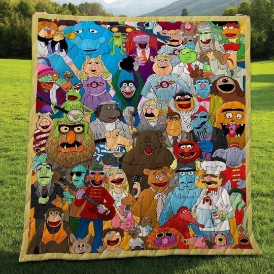 Discover The Muppets 3D Quilt Blanket Fan Made All Season