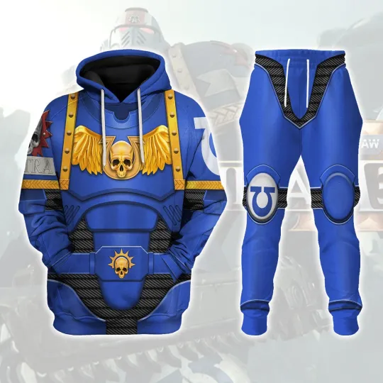 Discover Space Marines Video Games Costume Hoodie Joggers Set