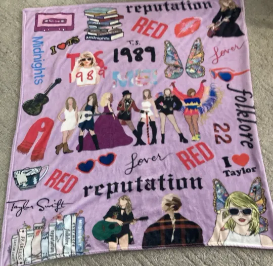 Discover Swift Themed Plush Blanket