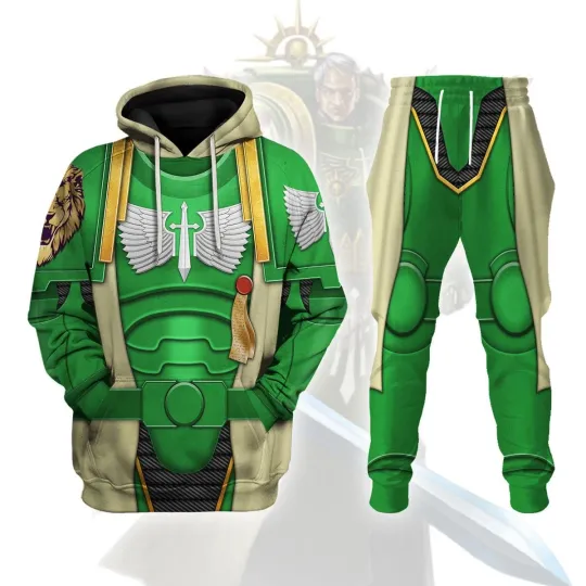 Discover Dark Angels Captain Costume Hoodie Joggers Set