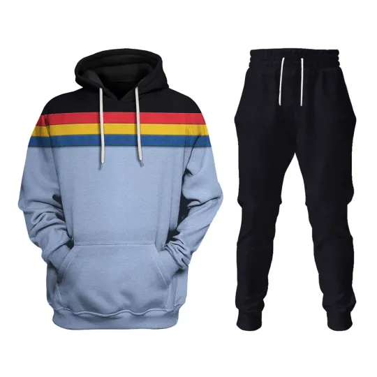 Discover Wesley Crusher Hoodie Joggers Set for Men