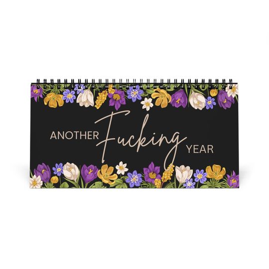 Discover 2026 Desk Calendar No Grid, Sassy Sayings, Motivational Quotes, Cute Office Calendar, Coworker Gift