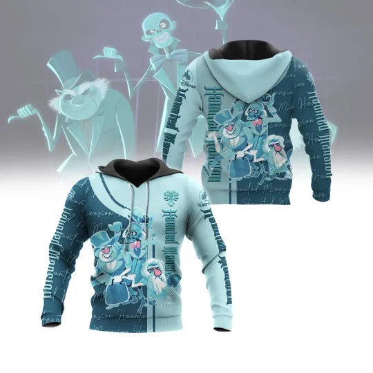 Discover Haunted Mansion 3D Hoodie, Disney Halloween Hoodie for Fan