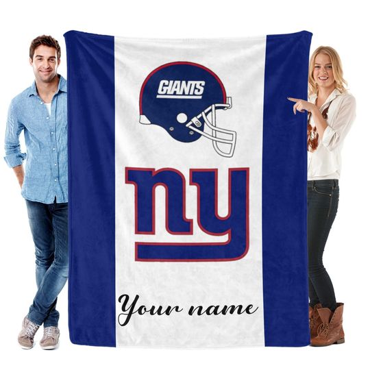 Discover New York Football Personalized Flannel Blankets, Football Gifts