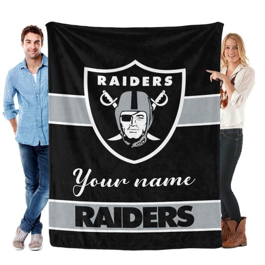 Discover Las Vegas Football Personalized Flannel Blankets, Football Gifts