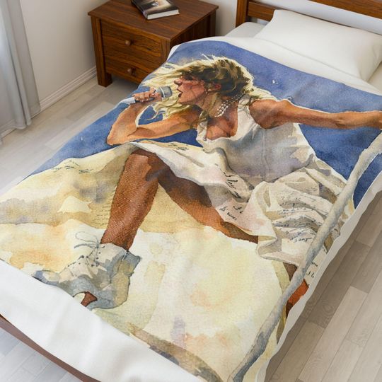 Discover TS Lover Era Plush Watercolor Fleece Blanket