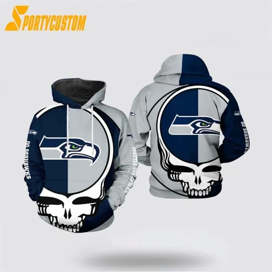 Discover Seattle Football Seahawkss Team 3D Hoodie, Gift for Fan