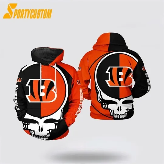 Discover Cincinnati Football Bengalss Team 3D Hoodie, Gift for Fan