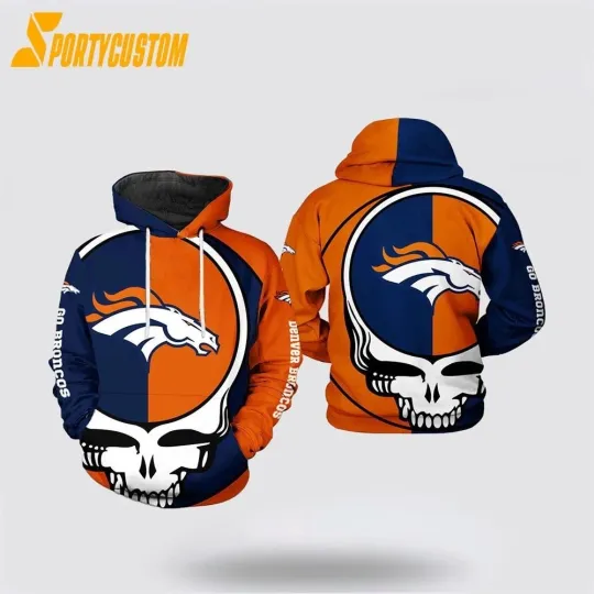 Discover Denver Football Broncoss Team 3D Hoodie, Gift for Fan