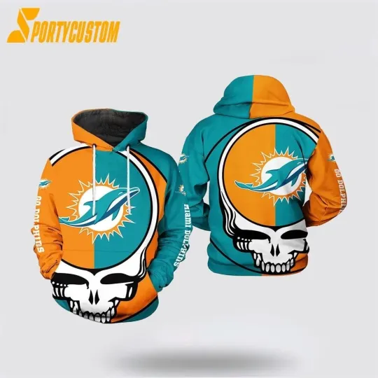 Discover Miami Football Dolphinss Team 3D Hoodie, Gift for Fan