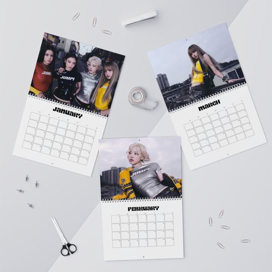 Discover Kpop Wall Calendars, Black Pink 2026 Calendar, Christmas Gift, Home Office Decor, Jennie, Jisoo, Lisa