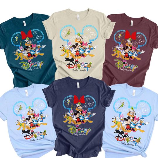 Discover 2026 Disney family Vacation Matching Family Trip Shirts, Disney 2026 Shirt, Disneyworld 2026 shirt,Matching disney 2026 shirts,Disney shirts