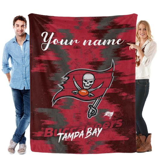 Discover Tampa Bay Football Personalized Flannel Blankets, Football Gifts